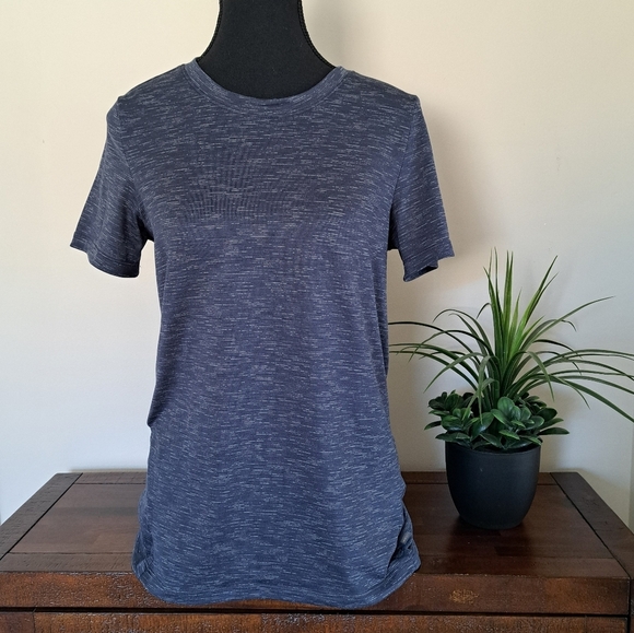 Mondetta Tee Short Sleeved Women's XS Blue Mix Active Top Lightweight T-shirt - Picture 1 of 11